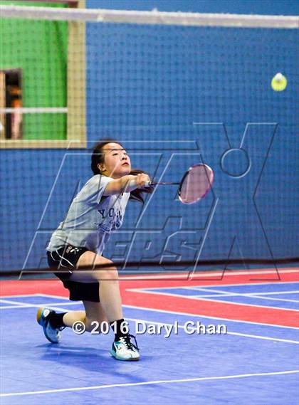 Thumbnail 2 in Almont League Badminton Finals photogallery.