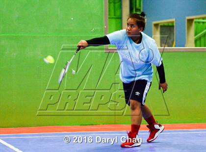 Thumbnail 2 in Almont League Badminton Finals photogallery.