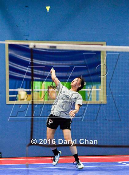 Thumbnail 3 in Almont League Badminton Finals photogallery.