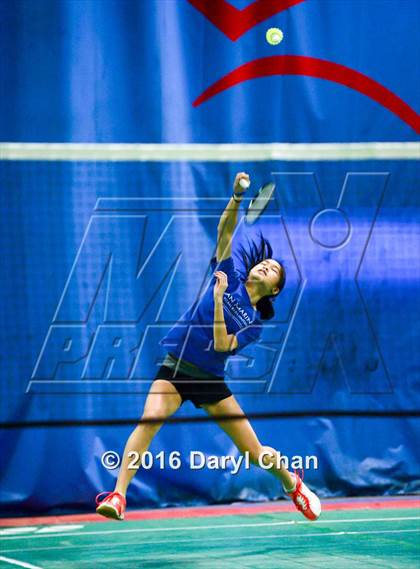 Thumbnail 3 in Almont League Badminton Finals photogallery.