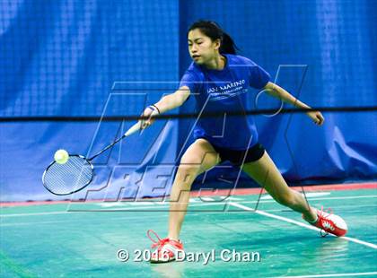 Thumbnail 3 in Almont League Badminton Finals photogallery.