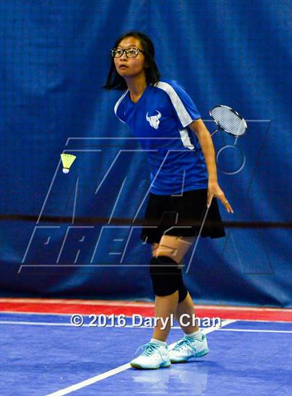 Thumbnail 2 in Almont League Badminton Finals photogallery.