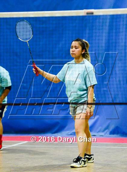 Thumbnail 2 in Almont League Badminton Finals photogallery.
