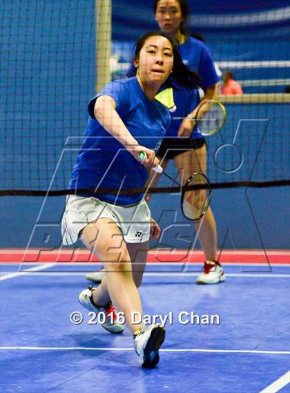 Thumbnail 3 in Almont League Badminton Finals photogallery.