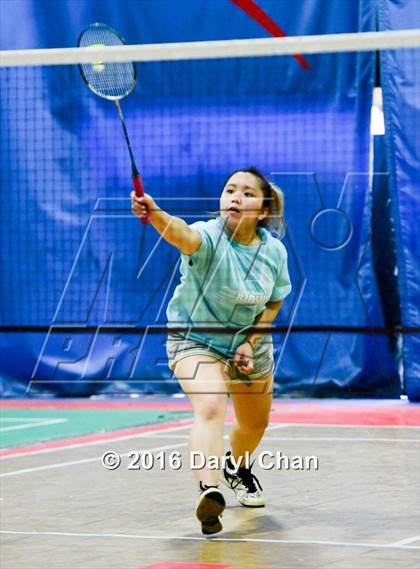 Thumbnail 1 in Almont League Badminton Finals photogallery.