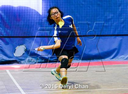 Thumbnail 2 in Almont League Badminton Finals photogallery.