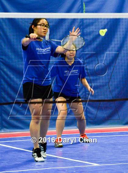 Thumbnail 3 in Almont League Badminton Finals photogallery.