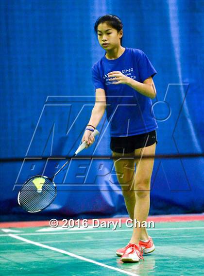 Thumbnail 3 in Almont League Badminton Finals photogallery.