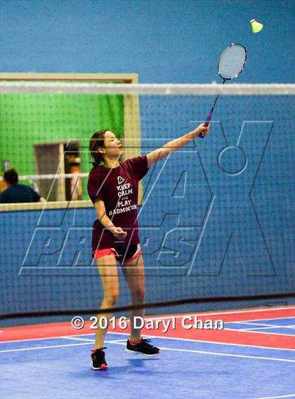 Thumbnail 3 in Almont League Badminton Finals photogallery.
