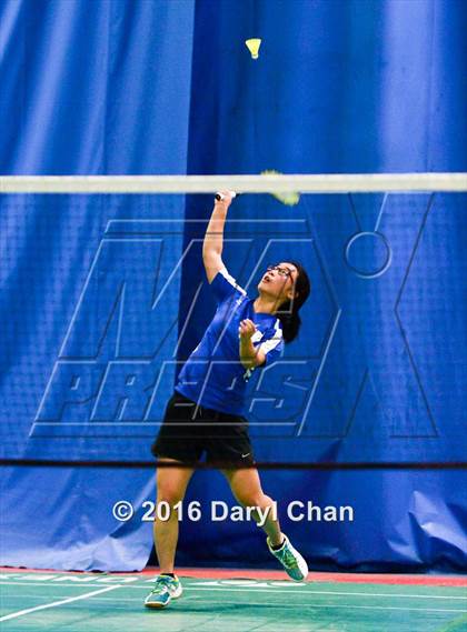 Thumbnail 3 in Almont League Badminton Finals photogallery.