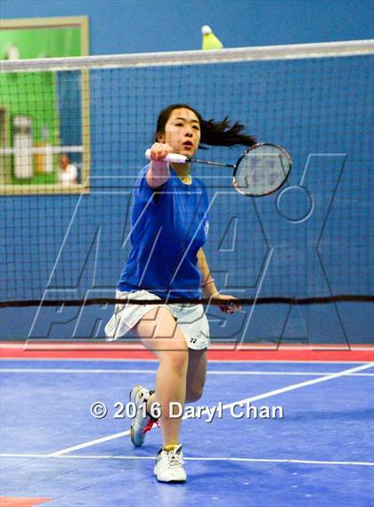 Thumbnail 2 in Almont League Badminton Finals photogallery.