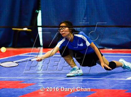 Thumbnail 2 in Almont League Badminton Finals photogallery.