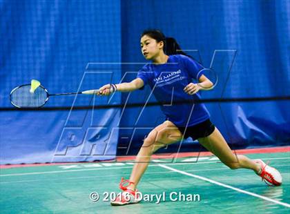 Thumbnail 3 in Almont League Badminton Finals photogallery.