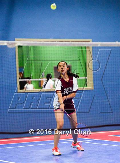 Thumbnail 3 in Almont League Badminton Finals photogallery.