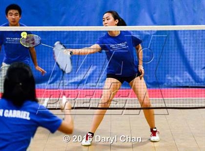 Thumbnail 3 in Almont League Badminton Finals photogallery.