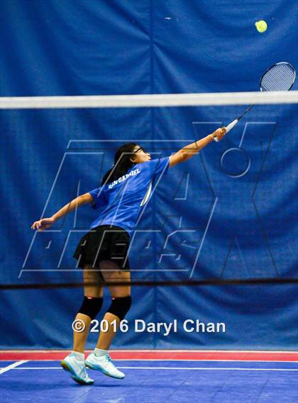 Thumbnail 2 in Almont League Badminton Finals photogallery.