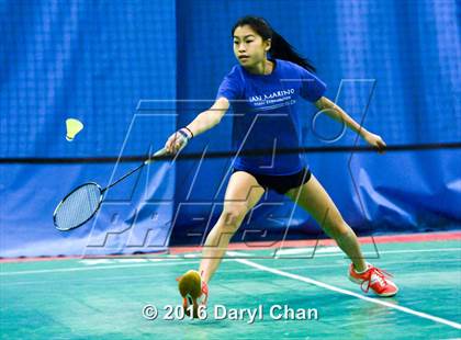 Thumbnail 2 in Almont League Badminton Finals photogallery.