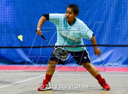 Thumbnail 3 in Almont League Badminton Finals photogallery.