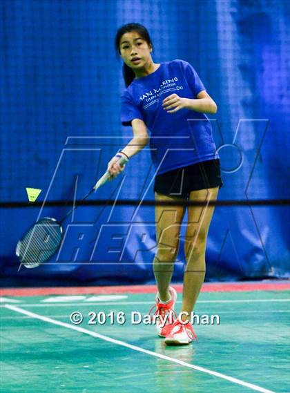 Thumbnail 1 in Almont League Badminton Finals photogallery.