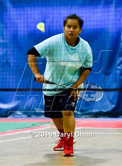 Thumbnail 3 in Almont League Badminton Finals photogallery.