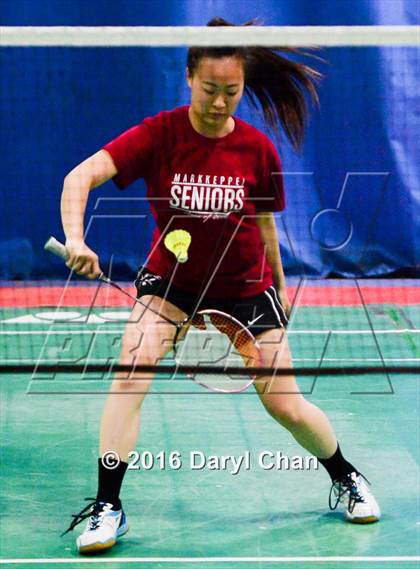 Thumbnail 1 in Almont League Badminton Finals photogallery.