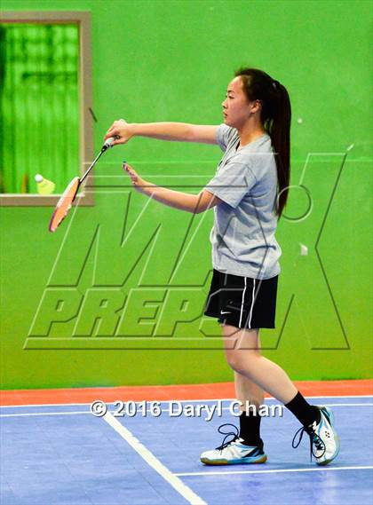 Thumbnail 2 in Almont League Badminton Finals photogallery.