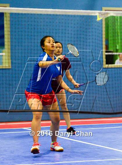 Thumbnail 2 in Almont League Badminton Finals photogallery.