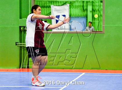 Thumbnail 3 in Almont League Badminton Finals photogallery.