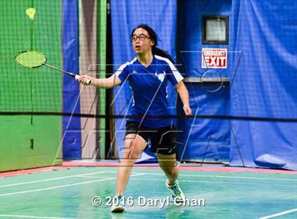 Thumbnail 3 in Almont League Badminton Finals photogallery.