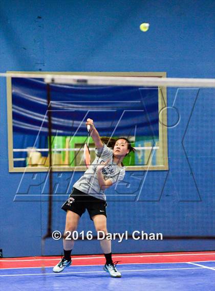 Thumbnail 1 in Almont League Badminton Finals photogallery.