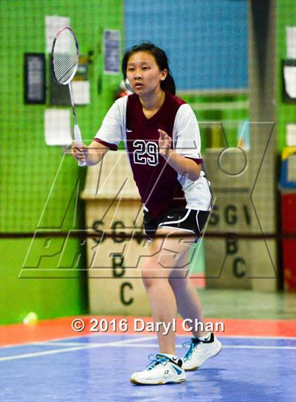 Thumbnail 2 in Almont League Badminton Finals photogallery.
