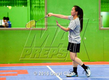 Thumbnail 3 in Almont League Badminton Finals photogallery.