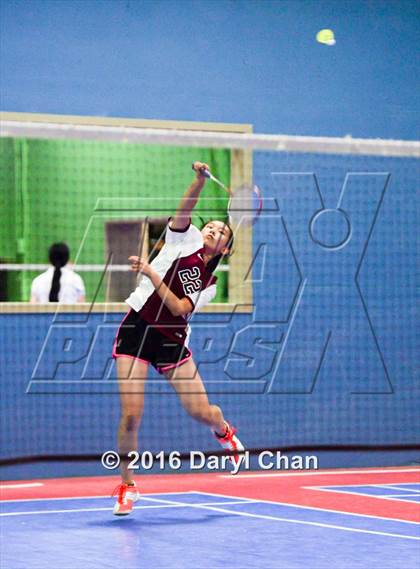 Thumbnail 2 in Almont League Badminton Finals photogallery.