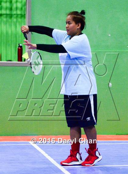 Thumbnail 2 in Almont League Badminton Finals photogallery.