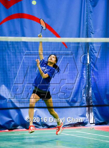 Thumbnail 2 in Almont League Badminton Finals photogallery.
