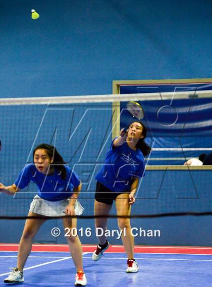 Thumbnail 3 in Almont League Badminton Finals photogallery.