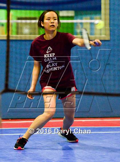 Thumbnail 3 in Almont League Badminton Finals photogallery.