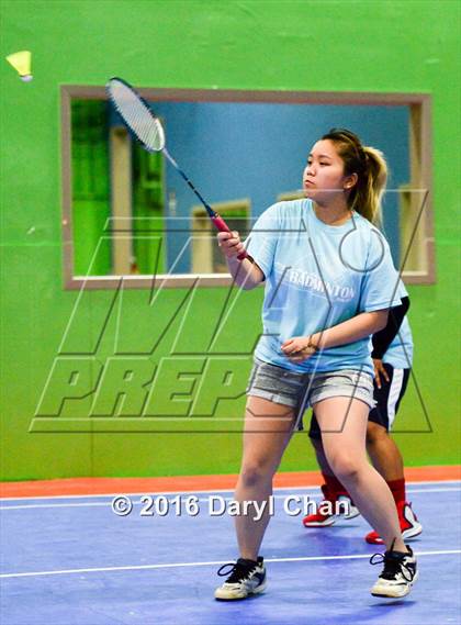 Thumbnail 3 in Almont League Badminton Finals photogallery.