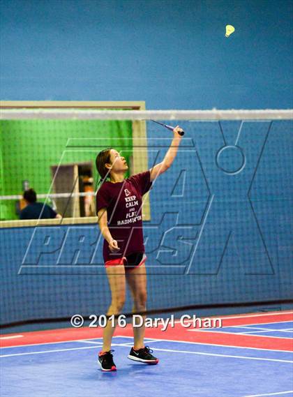 Thumbnail 2 in Almont League Badminton Finals photogallery.