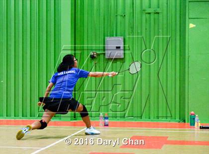 Thumbnail 3 in Almont League Badminton Finals photogallery.