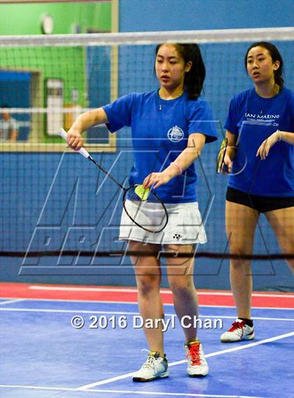 Thumbnail 3 in Almont League Badminton Finals photogallery.