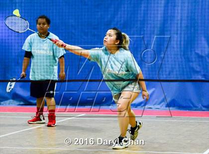 Thumbnail 3 in Almont League Badminton Finals photogallery.