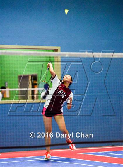 Thumbnail 3 in Almont League Badminton Finals photogallery.
