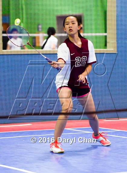 Thumbnail 2 in Almont League Badminton Finals photogallery.
