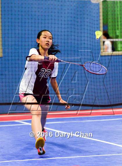 Thumbnail 3 in Almont League Badminton Finals photogallery.