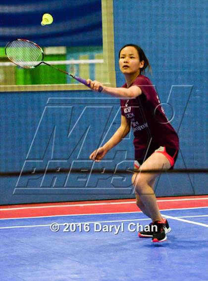 Thumbnail 3 in Almont League Badminton Finals photogallery.