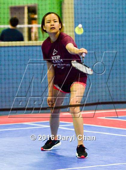 Thumbnail 1 in Almont League Badminton Finals photogallery.