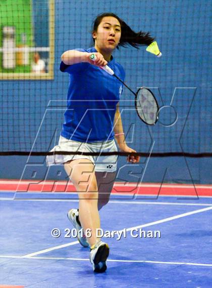 Thumbnail 1 in Almont League Badminton Finals photogallery.