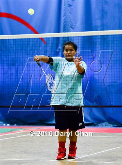 Thumbnail 2 in Almont League Badminton Finals photogallery.