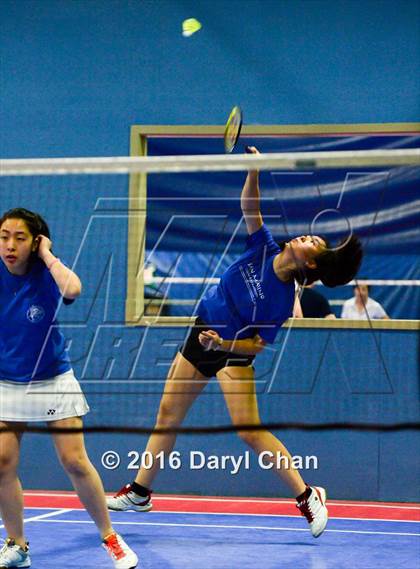 Thumbnail 1 in Almont League Badminton Finals photogallery.